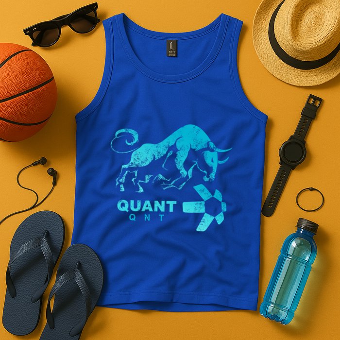 Quant Crypto Bullrun Qnt Token Blockchain Rich Millionaire Great Gift Tank Top