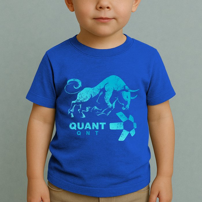 Quant Crypto Bullrun Qnt Token Blockchain Rich Millionaire Great Gift Toddler T-Shirt