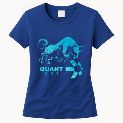 Quant Crypto Bullrun Qnt Token Blockchain Rich Millionaire Great Gift Womens T-Shirt