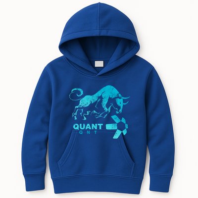 Quant Crypto Bullrun Qnt Token Blockchain Rich Millionaire Great Gift Kids Hoodie