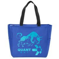 Quant Crypto Bullrun Qnt Token Blockchain Rich Millionaire Great Gift Zip Tote Bag
