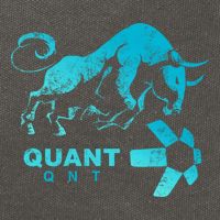 Quant Crypto Bullrun Qnt Token Blockchain Rich Millionaire Great Gift Cotton Canvas Backpack