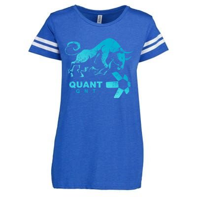 Quant Crypto Bullrun Qnt Token Blockchain Rich Millionaire Great Gift Enza Ladies Jersey Football T-Shirt