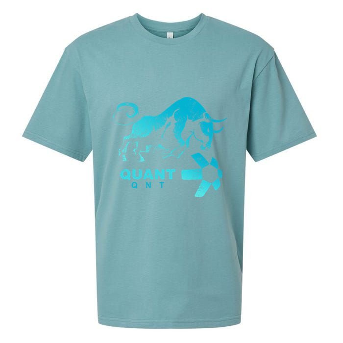 Quant Crypto Bullrun Qnt Token Blockchain Rich Millionaire Great Gift Sueded Cloud Jersey T-Shirt