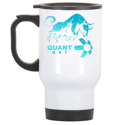 Quant Crypto Bullrun Qnt Token Blockchain Rich Millionaire Great Gift Stainless Steel Travel Mug