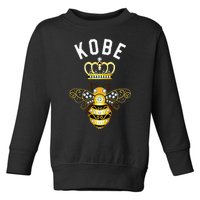 Queen Crown Bee K.O.B.E Toddler Sweatshirt