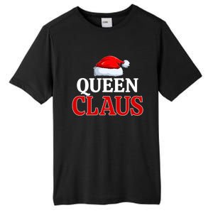 Queen Claus Christmas Pajama Matching Family Santa Xmas Meaningful Gift Tall Fusion ChromaSoft Performance T-Shirt