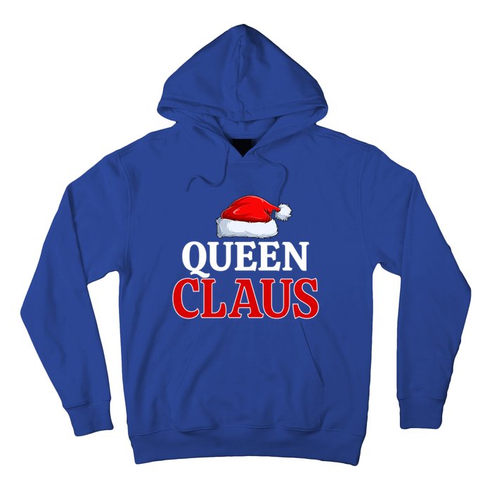 Queen Claus Christmas Pajama Matching Family Santa Xmas Meaningful Gift Hoodie