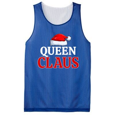 Queen Claus Christmas Pajama Matching Family Santa Xmas Meaningful Gift Mesh Reversible Basketball Jersey Tank