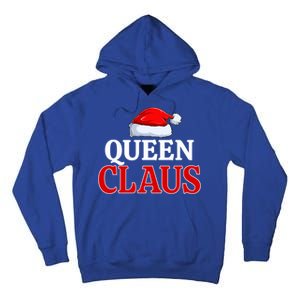 Queen Claus Christmas Pajama Matching Family Santa Xmas Meaningful Gift Tall Hoodie