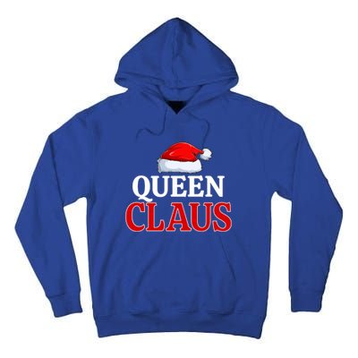 Queen Claus Christmas Pajama Matching Family Santa Xmas Meaningful Gift Tall Hoodie