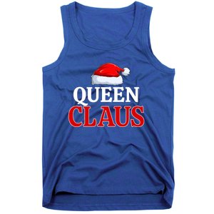 Queen Claus Christmas Pajama Matching Family Santa Xmas Meaningful Gift Tank Top