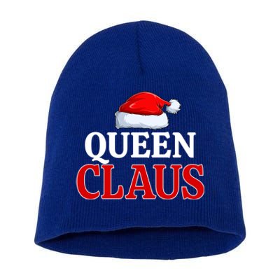 Queen Claus Christmas Pajama Matching Family Santa Xmas Meaningful Gift Short Acrylic Beanie