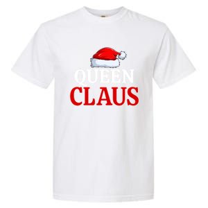 Queen Claus Christmas Pajama Matching Family Santa Xmas Meaningful Gift Garment-Dyed Heavyweight T-Shirt