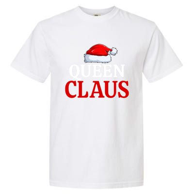 Queen Claus Christmas Pajama Matching Family Santa Xmas Meaningful Gift Garment-Dyed Heavyweight T-Shirt