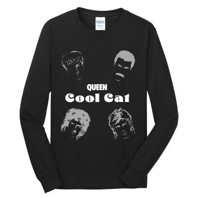 Queen Cool Cat Tall Long Sleeve T-Shirt