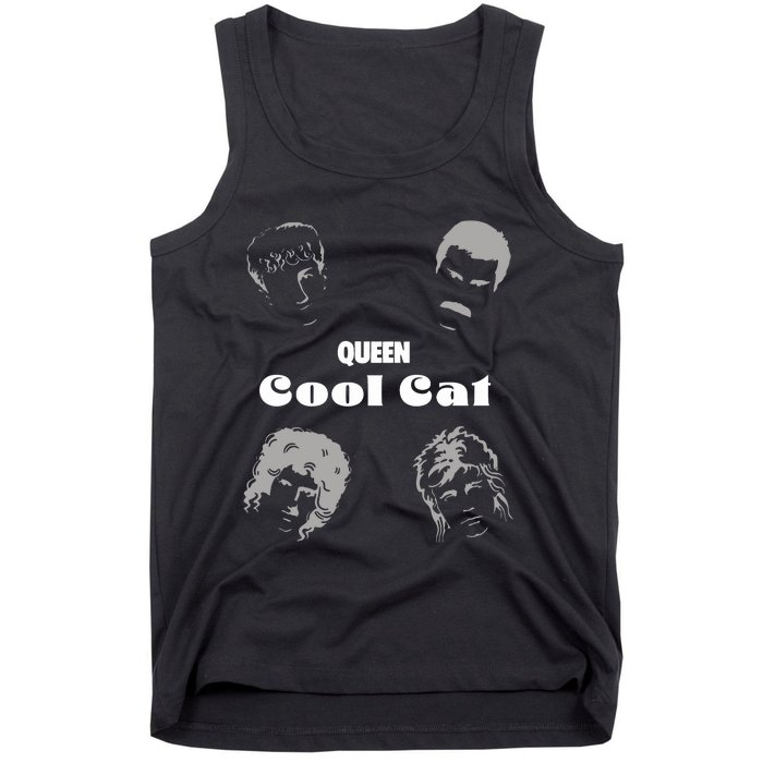 Queen Cool Cat Tank Top