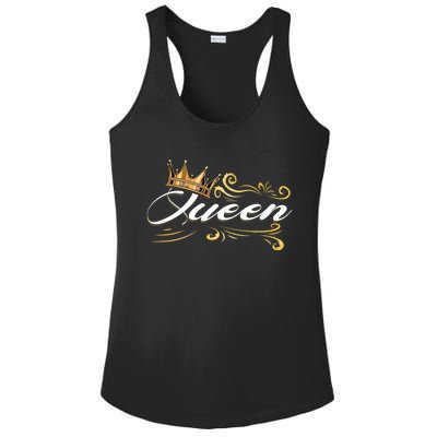 Queen Crown Crown Me Font Queen Awesome Ladies PosiCharge Competitor Racerback Tank