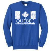 Quebec City Canadian Flag Travel To Quebec Meaningful Gift Sweatshirt