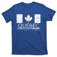 Quebec City Canadian Flag Travel To Quebec Meaningful Gift T-Shirt