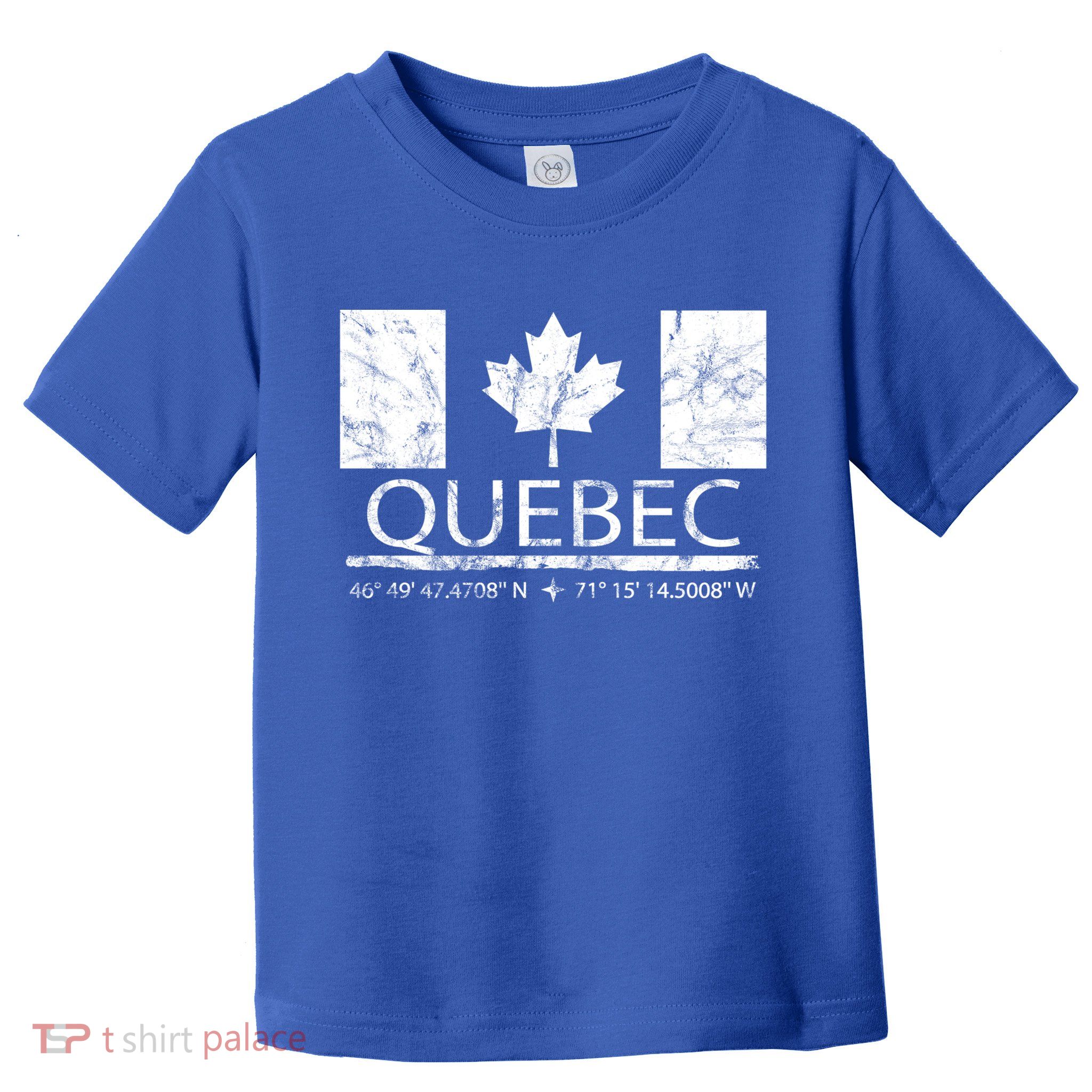 Quebec City Canadian Flag Travel To Quebec Meaningful Gift Toddler T-Shirt