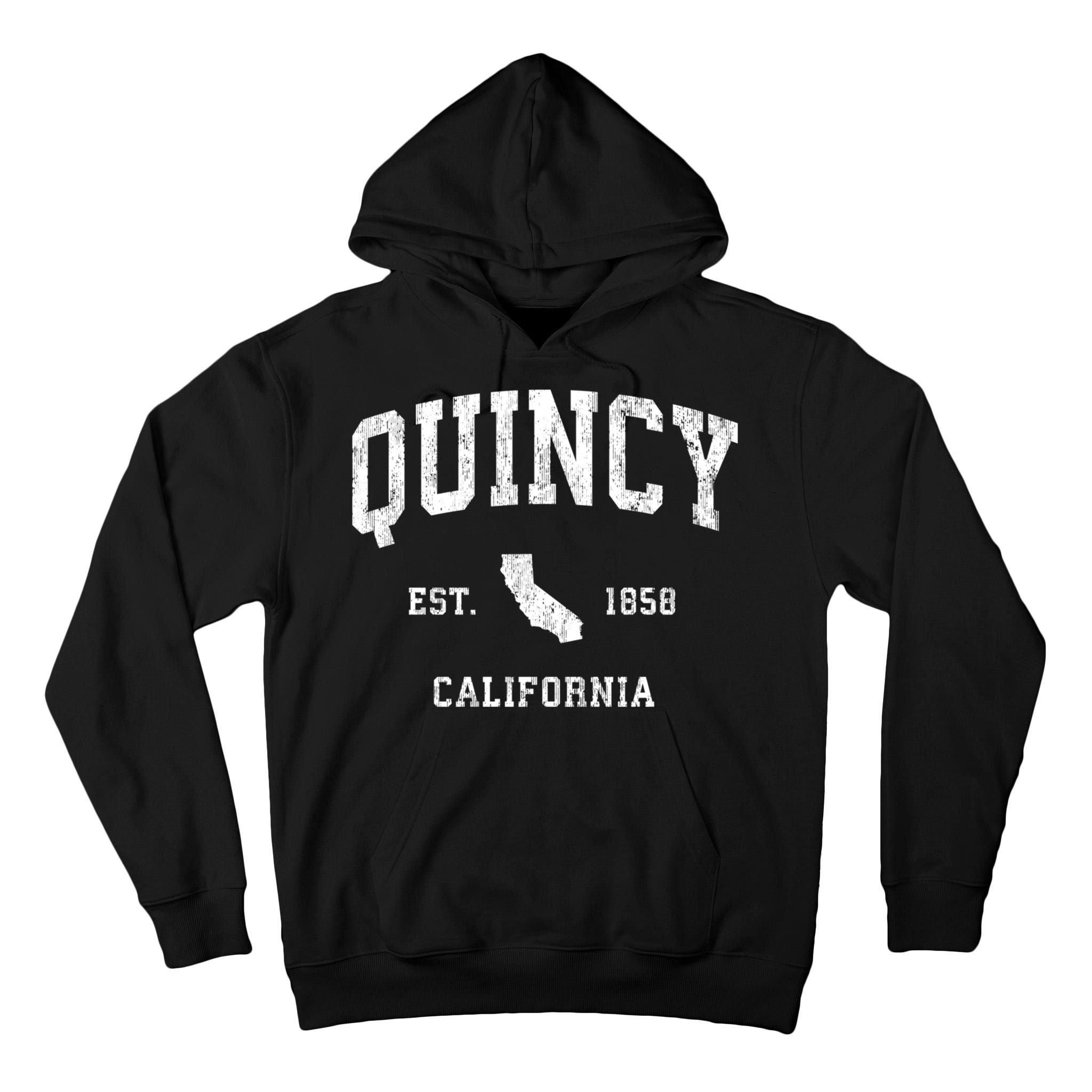 Quincy California Ca Vintage Athletic Sports Tall Hoodie