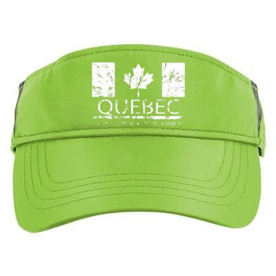 Quebec City Canadian Flag Travel To Quebec Meaningful Adult Drive Performance Visor