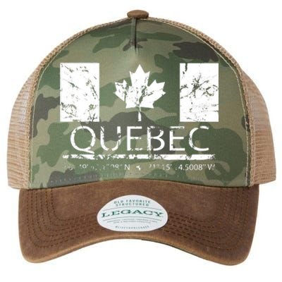 Quebec City Canadian Flag Travel To Quebec Meaningful Legacy Tie Dye Trucker Hat