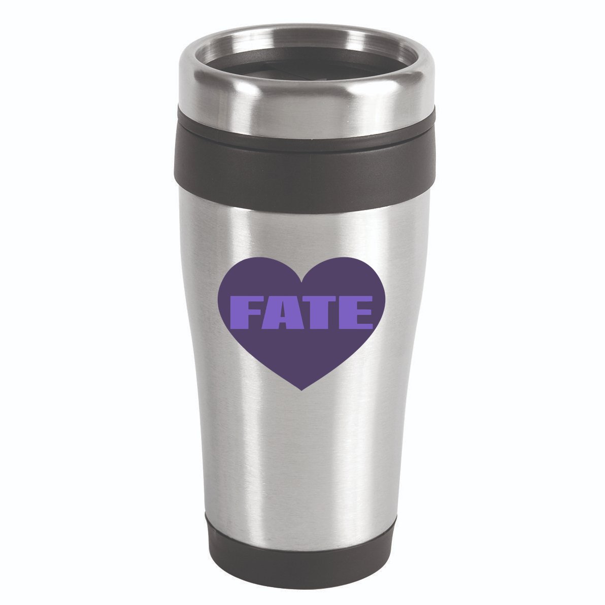 Quan Content Fate Heart 16oz Travel Tumbler