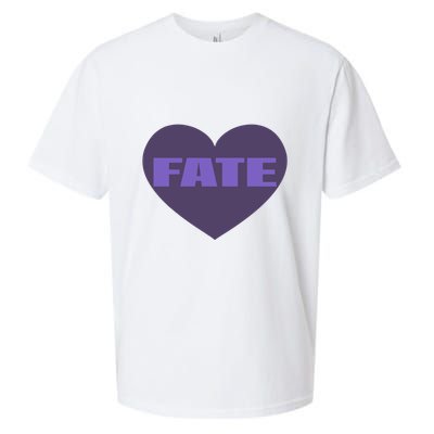 Quan Content Fate Heart Sueded Cloud Jersey T-Shirt