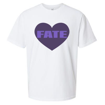 Quan Content Fate Heart Sueded Cloud Jersey T-Shirt