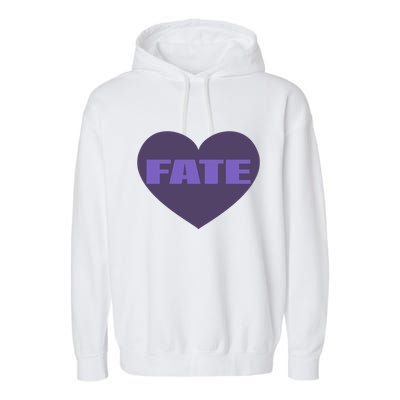 Quan Content Fate Heart Garment-Dyed Fleece Hoodie