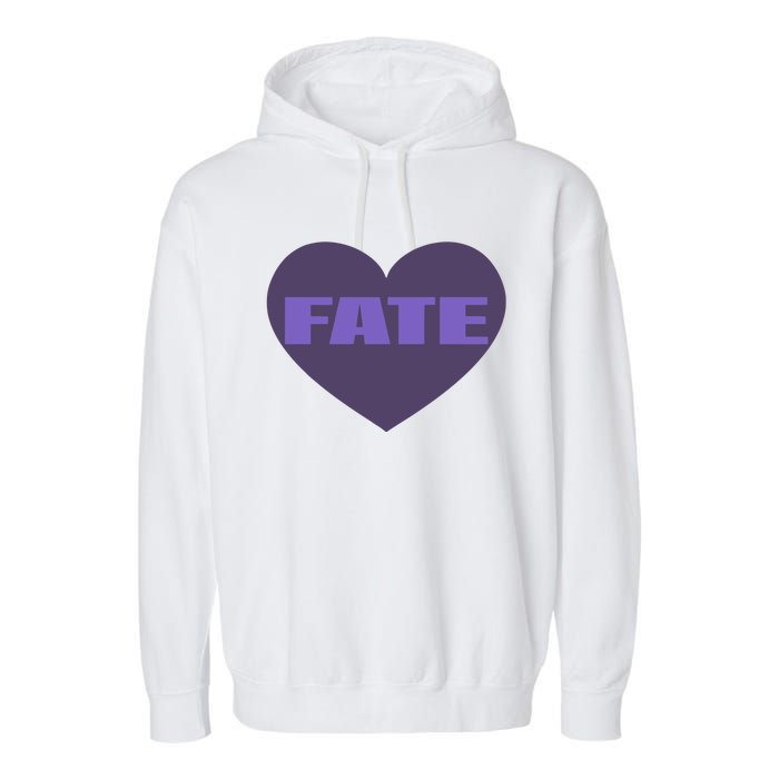 Quan Content Fate Heart Garment-Dyed Fleece Hoodie