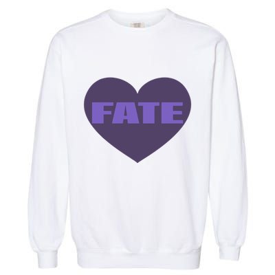Quan Content Fate Heart Garment-Dyed Sweatshirt