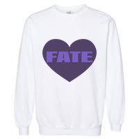 Quan Content Fate Heart Garment-Dyed Sweatshirt