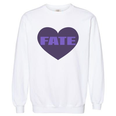 Quan Content Fate Heart Garment-Dyed Sweatshirt