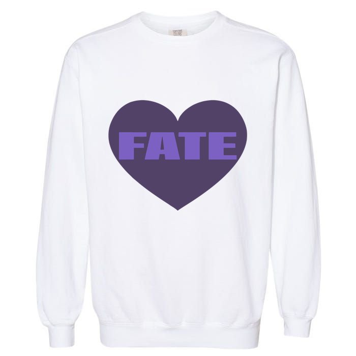 Quan Content Fate Heart Garment-Dyed Sweatshirt