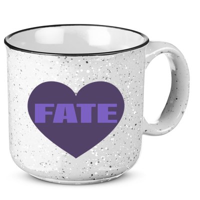 Quan Content Fate Heart 15oz Campfire Ceramic Mug