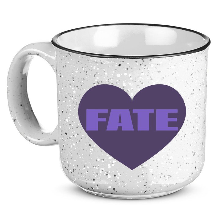 Quan Content Fate Heart 15oz Campfire Ceramic Mug