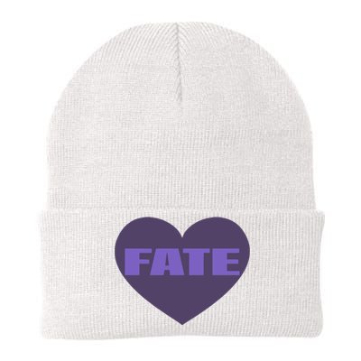 Quan Content Fate Heart Knit Cap Winter Beanie