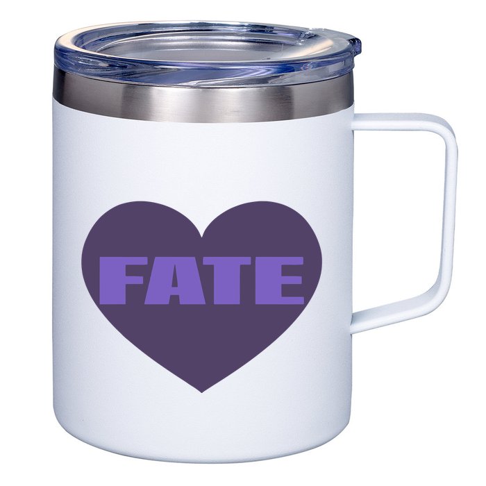 Quan Content Fate Heart 12oz Stainless Steel Coffee Mug