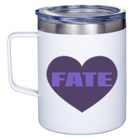 Quan Content Fate Heart 12oz Stainless Steel Coffee Mug