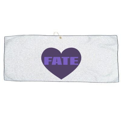 Quan Content Fate Heart Large Microfiber Waffle Golf Towel