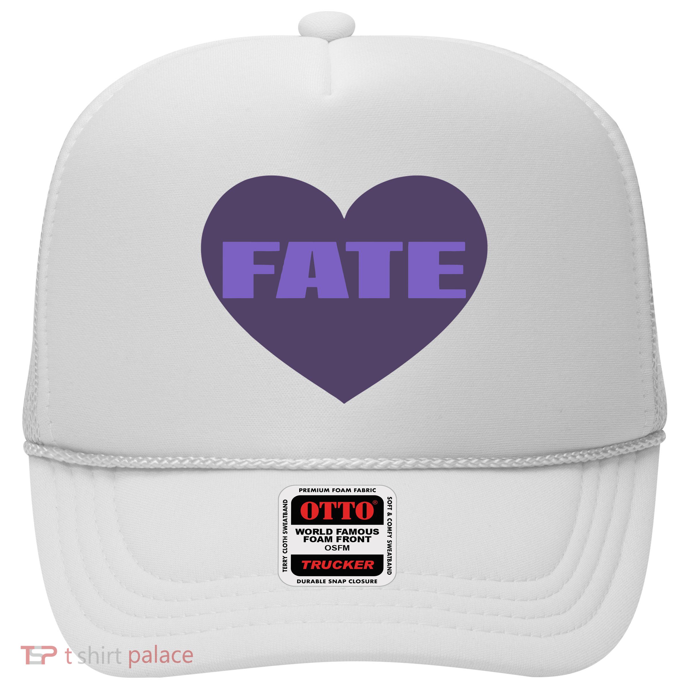 Quan Content Fate Heart Trucker Hat