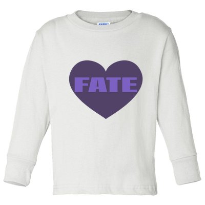 Quan Content Fate Heart Toddler Long Sleeve Shirt