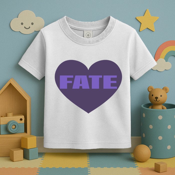 Quan Content Fate Heart Toddler T-Shirt