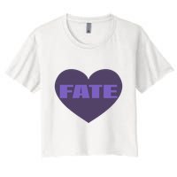 Quan Content Fate Heart Crop Top