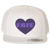 Quan Content Fate Heart Wool Snapback Cap