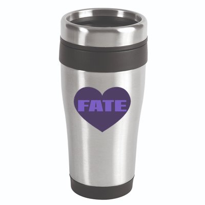 Quan Content Fate Heart 16oz Travel Tumbler