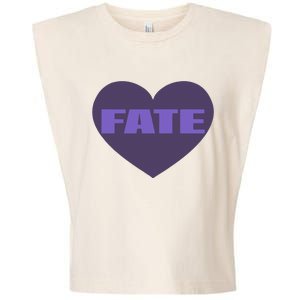 Quan Content Fate Heart Garment-Dyed Women's Muscle Tee